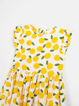 Платье хлопковое Апельсины 7+ - Bungly фото 2