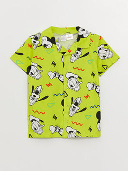 Polo Yaka Disney Bask?l? Erkek Bebek Pijama Tak?m? - Waikiki фото 2