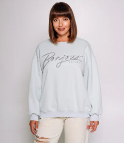 Свитшот #КТ2030 (1), светло-голубой