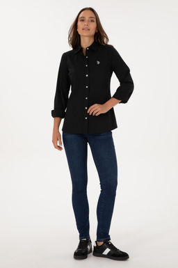 Kad_n Siyah Uzun Kollu Basic G_mlek - U.s. polo assn фото 4