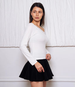 Лонгслив #КТ39 (8), белый