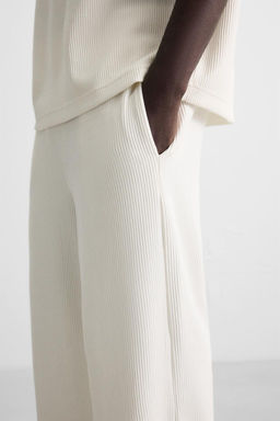 VERTICAL TEXTURED JOGGERS - Zara фото 14
