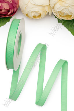 Лента репсовая 1 см*20 ярд "1 сорт" (SF-1346) светло-зеленый №238