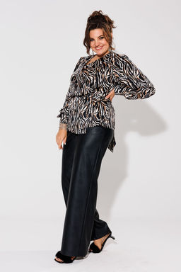 Блуза ANELLI 1735 африканская зебра  фото 4