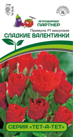 Примула махровая Тет-А-Тет Сладкие Валентинки