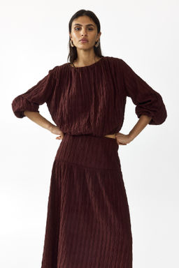 Top con mangas globo - H&m фото 3