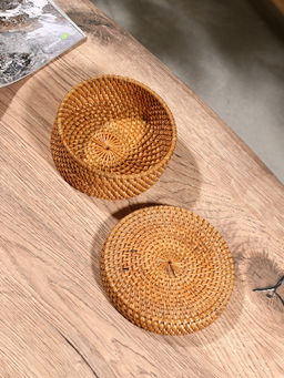 Корзинка плетёная «Дори», 13×13×8 см