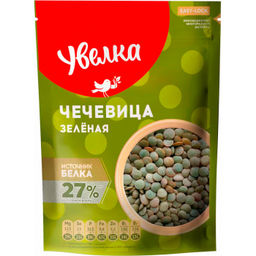 У Крупа Чечевица зеленая 450г