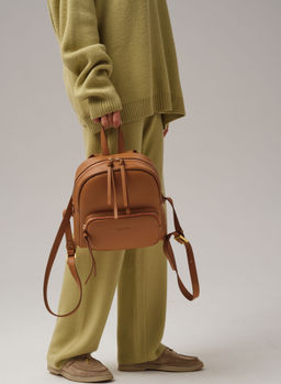 Рюкзак Deboro 31071 коричневый лист