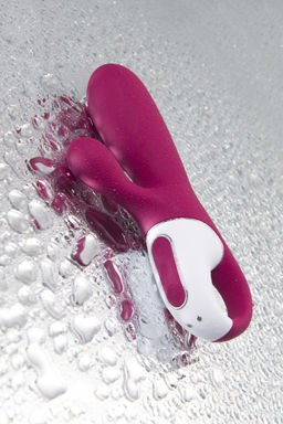 Вибратор Satisfyer Hot Bunny с клиторальным стимулятором, красный  фото 16