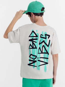 Футболка для мальчиков серая с печатью - Mark formelle фото 4