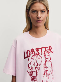 Футболка оверсайз с принтом / Zarina  фото 6