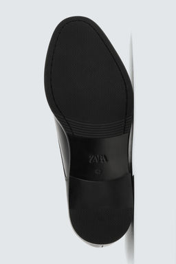 LEATHER DOUBLE MONK STRAP SHOES - Zara фото 4