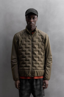 RUNNING FEATHER BLEND PUFFER JACKET