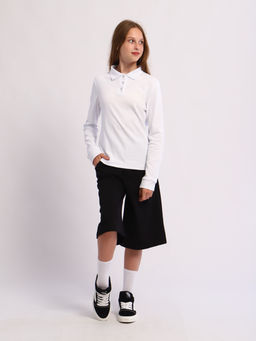 Футболка-поло София белый - Ладошки фото 4