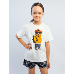 Комплект футболка кулирка, шорты футер 2х нитка петля 7011900101 - Youlala фото 7