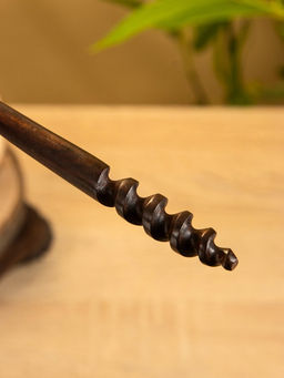 Шпилька для волос, 20 см, дерево Соно, тёмно-коричневая