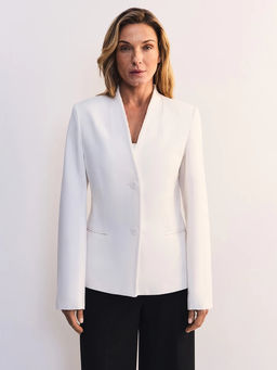 Приталенный жакет из хлопка / Zarina  фото 4