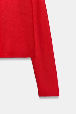 JERSEY R?STICO CALADO / Rojo - Zara фото 8