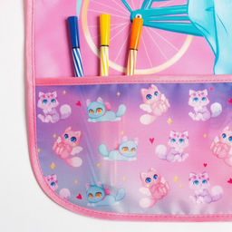 Фартук с нарукавниками детский Этель Fashion girl, 49 х 39 см  фото 8