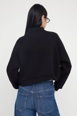 Teen Gri Melanj Regular Kal?p Fermuarl? Dik Yaka Kal?n Ici Polarl? Orme Sweatshirt TWOAW26SW00017 - Trendyolmilla фото 11