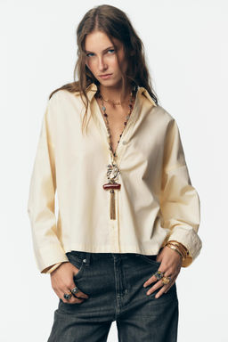 POPLIN SHIRT - Zara фото 4