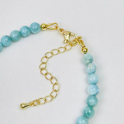 Браслет из Ларимара 17,5 см +