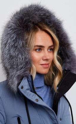 Куртка SCW-HW789-CS голубой - Fine joyce фото 7