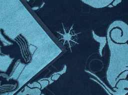 Плед 3с109.411ж1 Знаки зодиака(т.синий2) 208х150 см