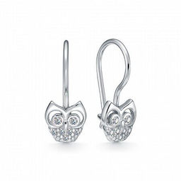 Серьги, куб.циркон., В10-2338