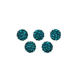 Бусина Zlatka пластик BWM-08 8 мм 5 шт №15 бирюзовый