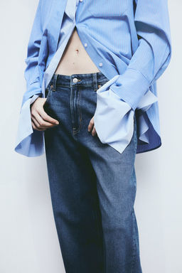 Wide High Ankle Jeans - H&m фото 4