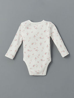 Bask?l? K?z Bebek ??t??tl? Bodysuit 2li