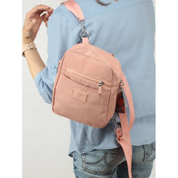 Сумка женская текстиль CF-0437, (рюкзак-change) 1отд, 2внут+3внеш/ карм, розовый SALE 254375 - Bobo фото 10