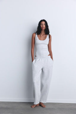 CARROT FIT PLUSH TROUSERS - Zara фото 47