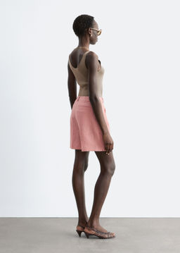 Pantalones cortos tipo sastre de lino - H&m фото 9