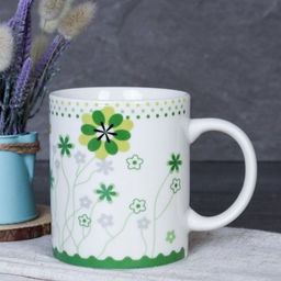 Кружка 400 мл Цветы / 4260 /уп 72/ - Галеонтрейд фото 3