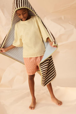 PONCHO TOALLA RAYAS VIVOS CONTRASTE LIMITED EDITION / rayas - Zara фото 4