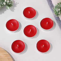 Цена за 2 шт. Набор свечей ароматических чайных «Сладкая малина», в подарочной коробке, 6 шт.