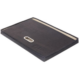 Коробка для хранения вещей складная с крышкой "ДЭСТРА", цвет черный, 50*35*31см