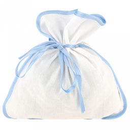 Эко-мешочек 25х25см "Подснежник", на завязках, хлопок 100%, упаковка "классическая" ПП с подвесом 14,5х20см, "Домашняя мода" (Россия)