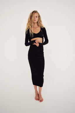 RIBBED CARDIGAN - Zara фото 14