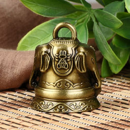 Цена за 2 шт. Колокольчик Слоны 5х4,2х4,2 см - Simaland фото 2