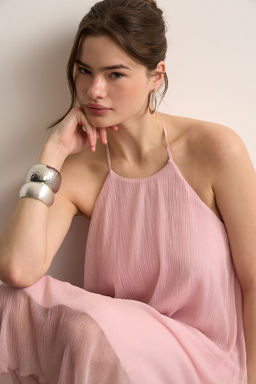 Платье мини с открытой спиной на завязках - Mollis фото 5