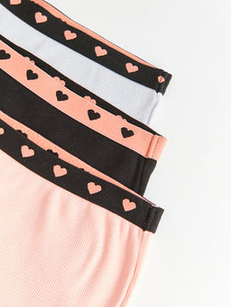 Bask?l? K?z ?ocuk Boxer 3l? - Waikiki фото 3