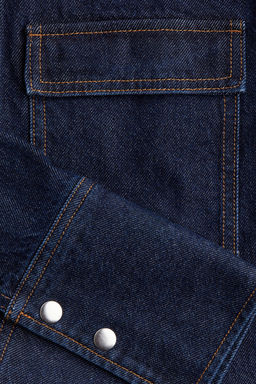 Camisa popover en denim - H&m фото 6