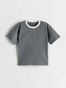 Bisiklet Yaka Basic Erkek ?ocuk Ti??rt