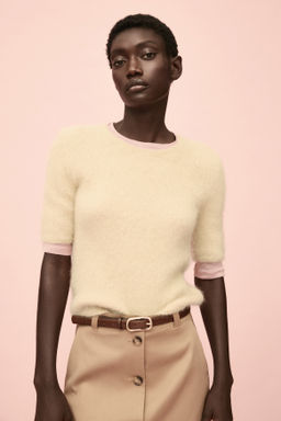 Camiseta de punto en mezcla de mohair - H&m фото 6