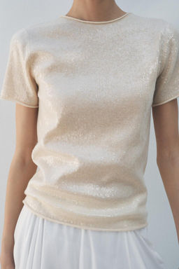 SEQUIN KNIT SWEATER - Zara фото 18