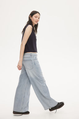 Baggy Wide Low Jeans - H&m фото 4